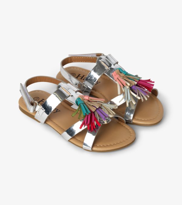 Hatley Silver Shine Sandals Sale