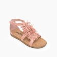 Kids  Eloise Leather Sandal - Blush Pink Fashion