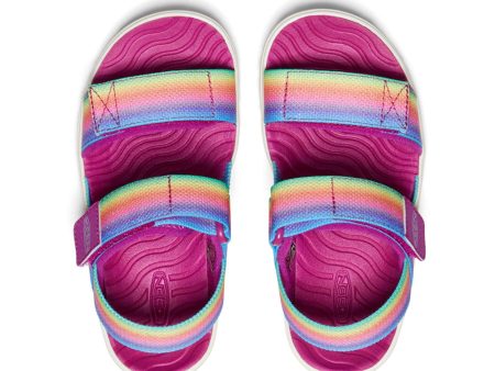 Elle Backstrap Kids  Sandal - Rainbow Festival Fuchsia For Sale