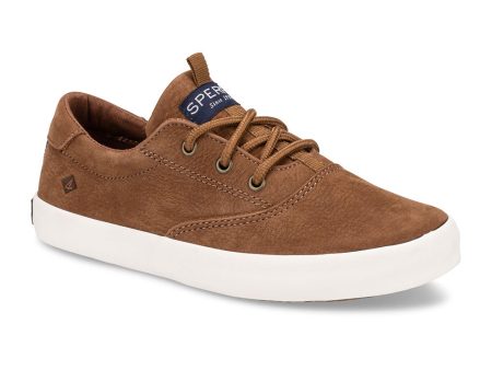 Spinnaker Big Kid s Washable Sneaker - Tan Leather Discount