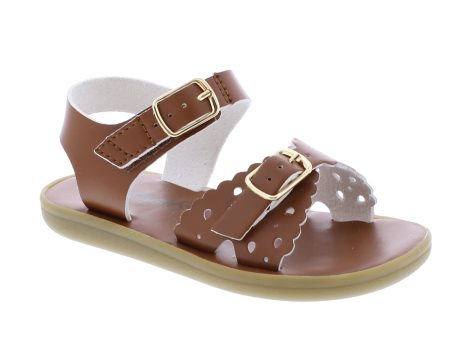 Ariel Eco Kid s Casual Sandal - Tan Microfiber Online now