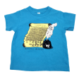 Playful Declaration of Independence Kids Short Sleeve Tee For Cheap