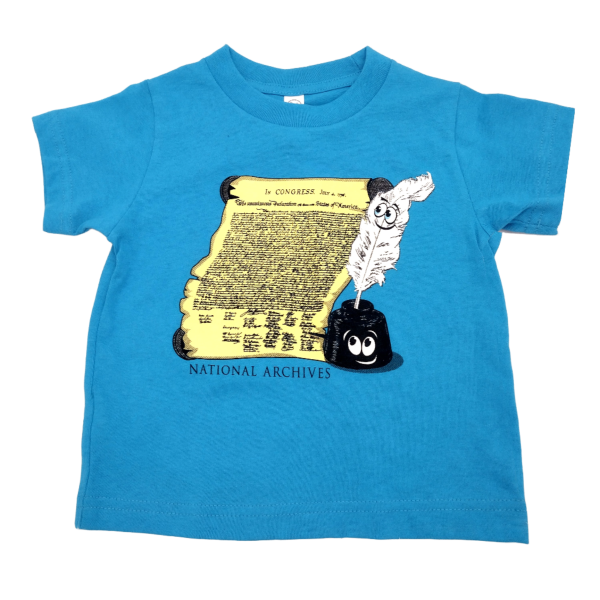 Playful Declaration of Independence Kids Short Sleeve Tee For Cheap