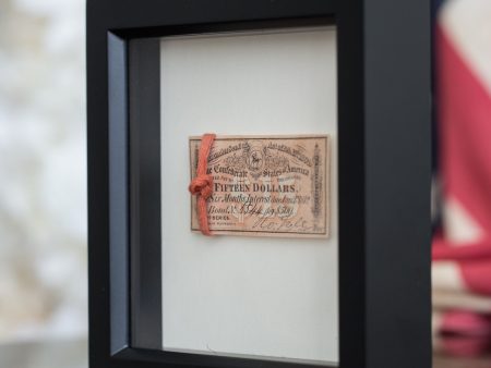 Authentic Red Tape in Shadow Box Cheap