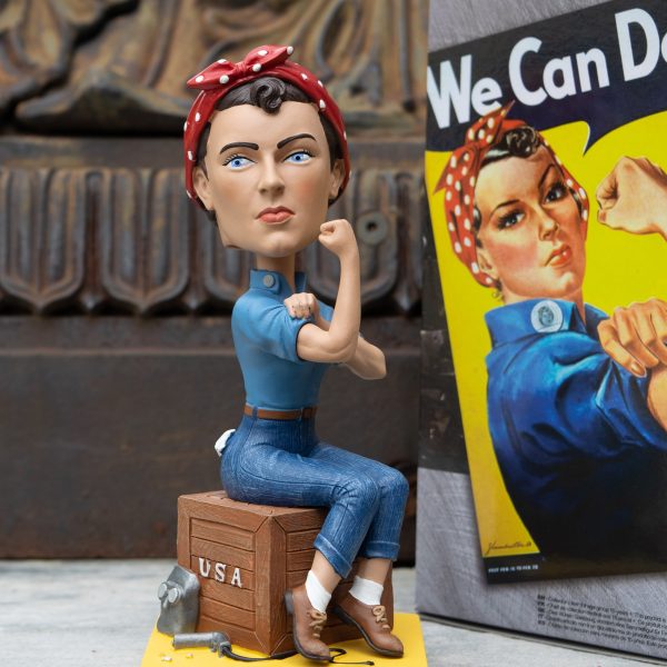 Rosie the Riveter Bobblehead Fashion