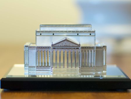 Crystal National Archives Building Scale Model Online